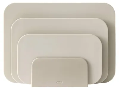 Produktbild von Rosti Schneidebrett Set Choptima Humus, Rechteckig, Beige, Einfarbig, 3 Stück(e)
