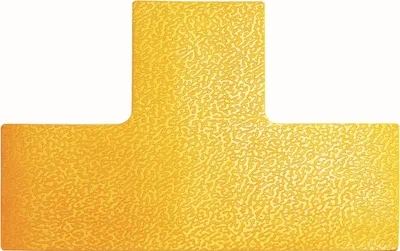 Produktbild von DURABLE Stellplatzmarkierung Form T selbstklebend signalgelb 20 Stück