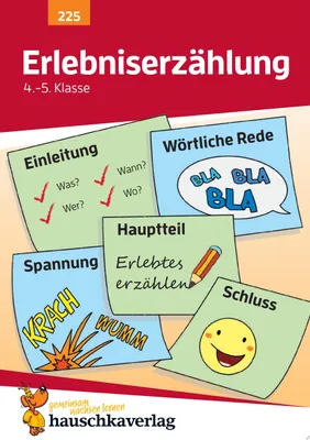 Produktbild von Deutsch 4./5. Klasse Übungsheft - Erlebniserzählung