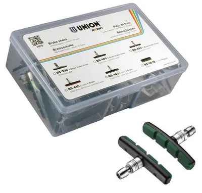 Image de UNION Patin de frein "BS-460" Pour V-Brake, 7 Emballage d'atelier à 25 paires