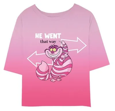 Produktbild von Alice im Wunderland T-Shirt Damen We Went That Way multicolor M