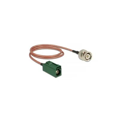Image de Câble d'antenne Delock, connecteur FAKRA E femelle vers BNC mâle