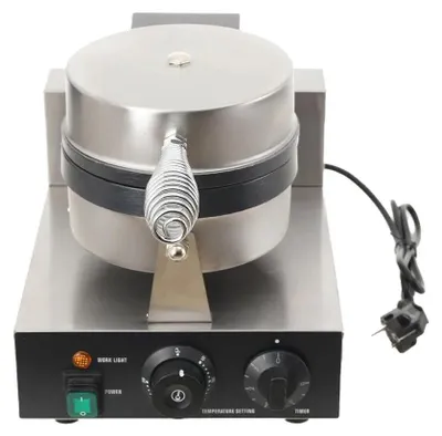 Image de Gril à panini et à burgers - Gaufrier électrique 220 V 1200 W - Plaques antiadhésives - Grill de contact professionnel - Idéal pour les cuisines de restauration rapide