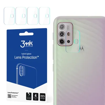 Produktbild von 3mk Hybridglas Lens Protection für Motorola Moto G10 Kamera Objektiv Kameralinse 0,16mm 6H (4 Stück)