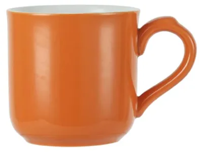 Bauernhof-Becher 250 ml Steinzeug Orange spülmaschinengeeignet
