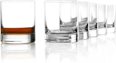 Produktbild von 6-teiliges Set Whiskygläser Luxus Kristall für Whisky Bourbon Cocktails