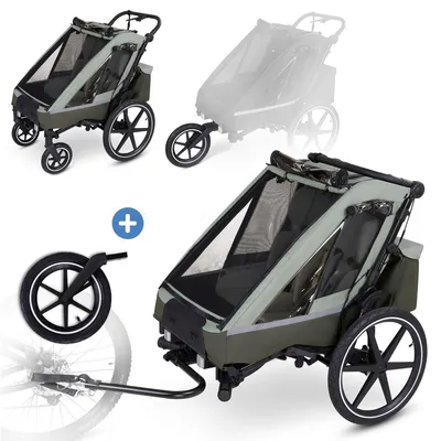 Produktbild von ABC Design 3in1 Fahrradanhänger & Kinderwagen Tour