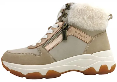 Produktbild von Bagatt Yuki Damenschuhe Stiefel Schnürer Schnürstiefel Beige Freizeit