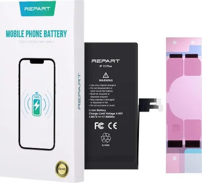 Produktbild von REPART Akku für iPhone 15 Plus 4620mAh Handy Akku Li-Ion Ersatzakku Smartphone Batterie Reparatur