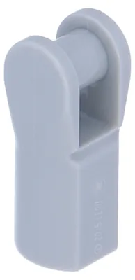 Imagen del producto de 10 soportes para LEGO con asa (23443) - Gris claro