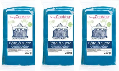 Produktbild von Dunkelblauer Fondant 750 g