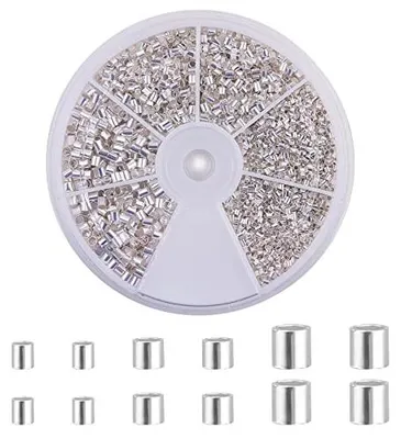 Produktbild von Krimpkralen-Set Zinklegierung - 1,5 mm, 2 mm, 2,5 mm - Modellnummer: BHBUKALIAINH5581