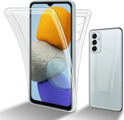 Immagine prodotto di Cadorabo custodia protettiva per Samsung Galaxy M23 5G in custodia trasparente a 360° Custodia per cellulare Full Body Cover Case