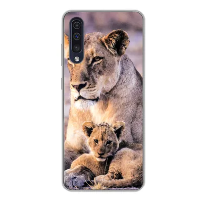 Produktbild von MuchoWow® Handyhülle Schutzhülle Hülle für Samsung Galaxy A50 Löwin - Löwe - Junges Silikon Softcase Handy Hülle - Mobiltelefonhülle