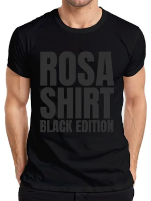 Produktbild von Rosa T-Shirt Black Edition Lustiger Spruch Ironie Gothic Herren T-Shirt, Schwarz, S