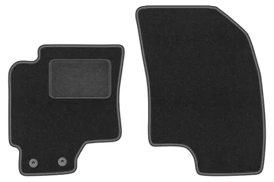 Imagen del producto de Alfombrillas delanteras de moqueta para Chevrolet Evanda 2006-2012 (sedán) – 2 piezas, gris grafito, a medida – Wielganizator LUX