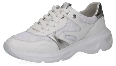 Produktbild von CAPRICE Damen Sneaker flach, Weiß (White Comb), 40