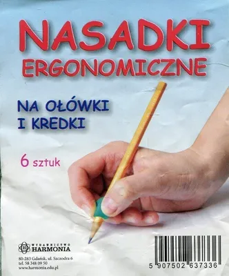 Produktbild von Nasadki ergonomiczne na ołówki i kredki 6 sztuk