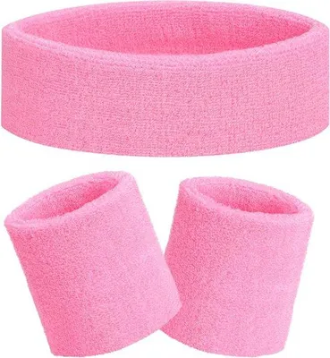 Productafbeelding van Famanu Set van 3 zweetbanden voor sport en basketbal - Unisex - Absorberende banden voor hoofd en pols