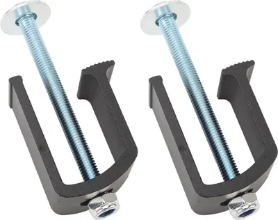 Imagen del producto de 2 abrazaderas para cajas de herramientas de camión, duraderas, resistentes a la corrosión, de aluminio, para fijación, color