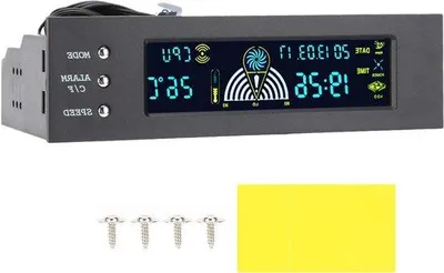 Obrázok produktu pre 525 mm regulátor otáčok ventilátora, teplota procesora, LCD