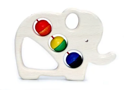 Produktbild von Babyspielzeug Greifring Elefant BxLxH 105x18x80mm NEU