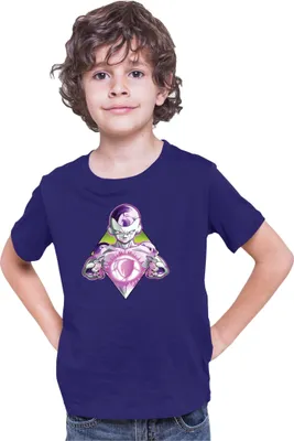 Produktbild von Kinder T-Shirt Dragon Anime Manga Ball Z Frieza 04, 5-6 Jahr - 116 / Dunkelblau
