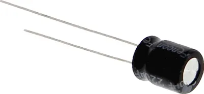 Produktbild von Elektrolytkondensator 220uF / 10V , radial bedrahtet