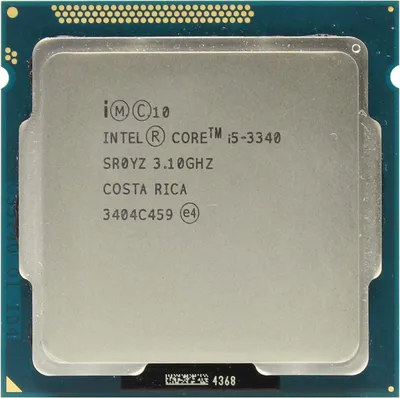 Imagen del producto de Procesador Intel Core i5-3340, SR0YZ, 3.10 GHz, socket LGA1155, procesador de cuatro núcleos, tercera generación
