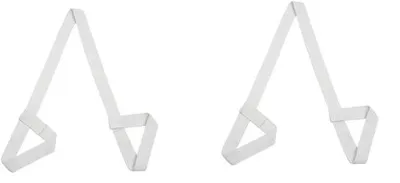 Immagine prodotto di Due fasce elastiche regolabili per tappetino da yoga; ideali per yoga, pilates, allenamenti, aerobica, fitness, sport e attività all'aperto. Colore unico: bianco