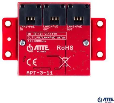 Immagine prodotto di ATTE APT-3-11 3-port PoE Switch 10/100Mbps  extender