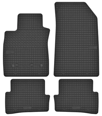 Produktbild von Gummimatten Fußmatten Schwarz für Renault Clio IV 2012-2020 Set 4-tlg