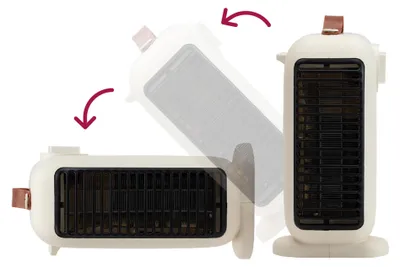 Imagen del producto de Calentador JATA JCTV1206, bajo consumo de energía, calentador para baño, 2000 W, 2 unidades