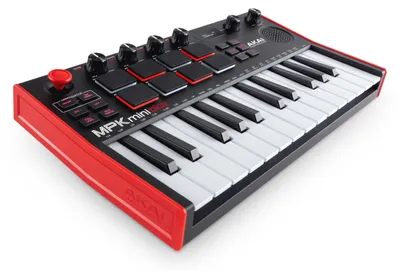 Produktbild von MPK Mini Play MK3 – 25-Tasten-USB-MIDI-Keyboard-Controller – Integrierter Lautsprecher, über 100 Klänge