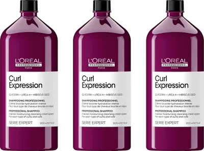 Produktbild von Curl Expression Intense Moisturizing Cleansing Cream 3x1500 ml