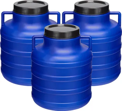 Produktbild von Set 5 Liter Futtertonne BPA-frei Universalfass Fass Regentonne GD-0125