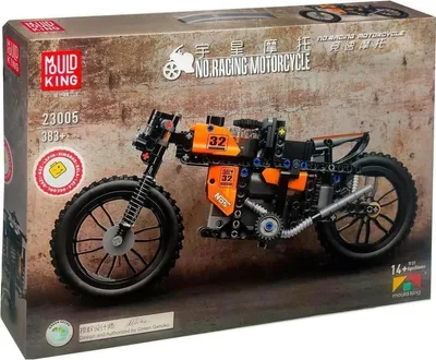 Obrázek produktu pro Stavebnice RC motocyklu s upínacími prvky, dálkově ovládaná, 383 dílů