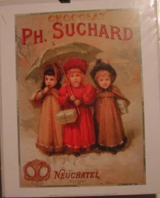 Immagine prodotto di Cioccolato Suchard - 3 bambini - 24x30 cm Poster