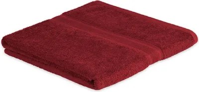 Produktbild von Badetuch Frottier 500 g/m²  100 x 150 cm Bordeaux