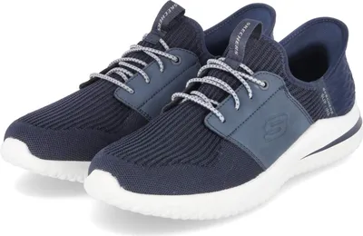 Obrázok produktu pre Skechers pánske slip-on tenisky DELSON 3.0 LAVELL Blue textile & synthetic Veľkosť: 43