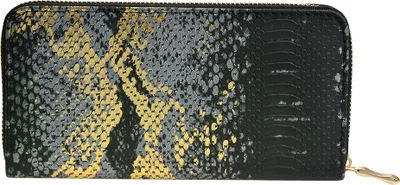 Produktbild von Juleeze Brieftasche 10x19 cm Schwarz Kunstleder Rechteck