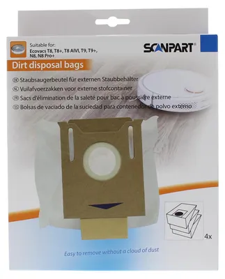 Immagine prodotto di Sacchetti Scanpart per Ecovacs Deebot T8 - 4