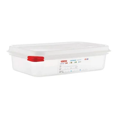 Produktbild von Araven GN1/4 Lebensmittelbehälter mit Deckel 1,8L (4 Stück)