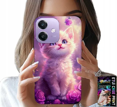 Zdjęcie produktu dla Etui Do Oppo A60 5G - Słodki Kotek, Kot, Wzory Ze Zwierzętami