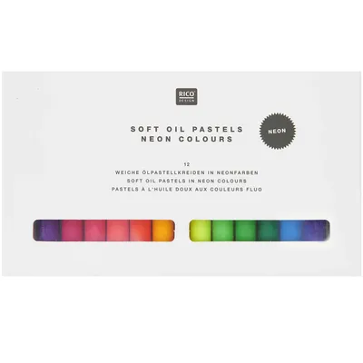 Produktbild von Ölpastellkreide Neonfarben, 12 Farben
