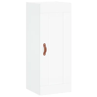 Image de Armoire murale blanc 34,5x34x90 cm bois d'ingénierie