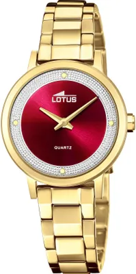 Produktbild von Lotus Damen Uhr Classic Elegant Edelstahl Armbanduhr gold UL18893/2