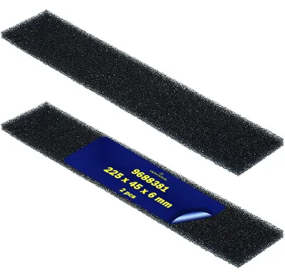 Filterset für Miele 9688381/9688380, 225x45x6 mm
