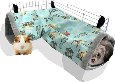Produktbild von Fleecedecke Hängematte für Meerschweinchen Tunnel Versteck