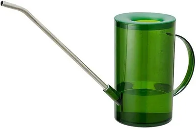 Produktbild von Ibenzoa® kompakte Edelstahl‑Gießkanne 1 L mit langem, gebogenem Ausguss – präzises Gießen für Zimmerpflanzen, Sukkulenten & Kakteen